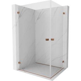 Kabina prysznicowa Mexen Lunar-B różowe złoto 100x90 cm 832-100L-090P-60-00 1 szt.