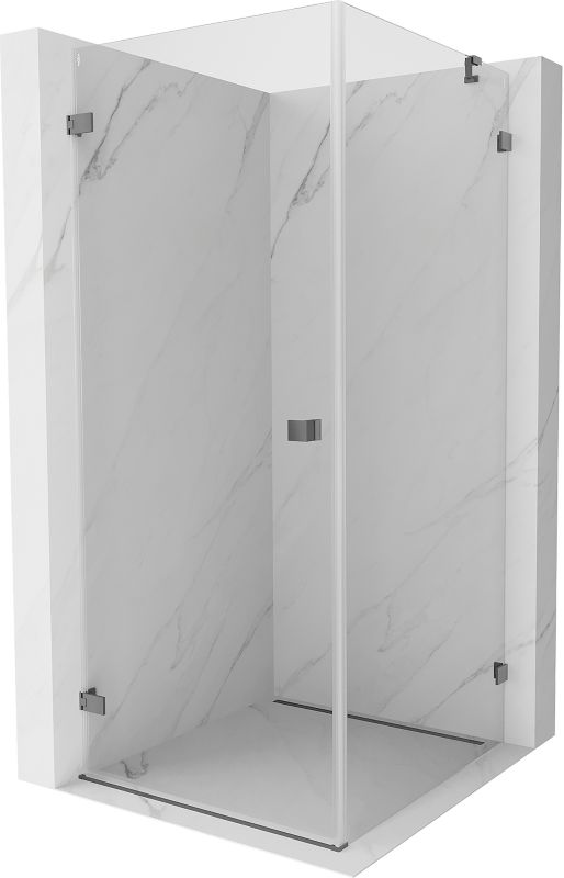 Kabina prysznicowa Mexen Lunar-B transparent gun metal 70x70 cm 1 szt.
