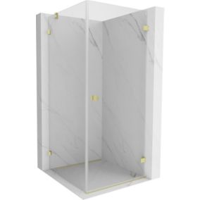 Kabina prysznicowa Mexen Lunar-B złota 100x100 cm 832-100-100-55-00-P 1 szt.