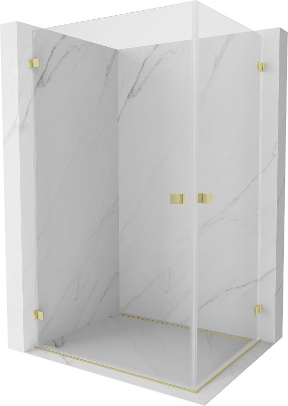Kabina prysznicowa Mexen Lunar-B złota 100x90 cm 832-100L-090P-55-00 1 szt.