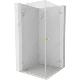Kabina prysznicowa Mexen Lunar-B złota 75x75 cm 832-075L-075P-55-00 1 szt.