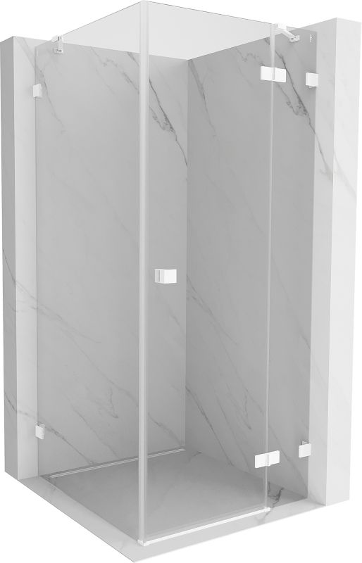 Kabina prysznicowa Mexen Lunar biała 100x100 cm 1 szt.