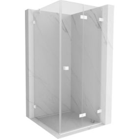 Kabina prysznicowa Mexen Lunar-F biała 90x90 cm 836-090-090-20-00-P 1 szt.