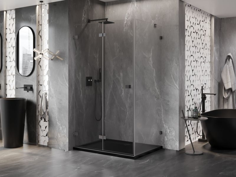 Kabina prysznicowa Mexen Lunar-F gun gray 100x90 cm 1 szt.