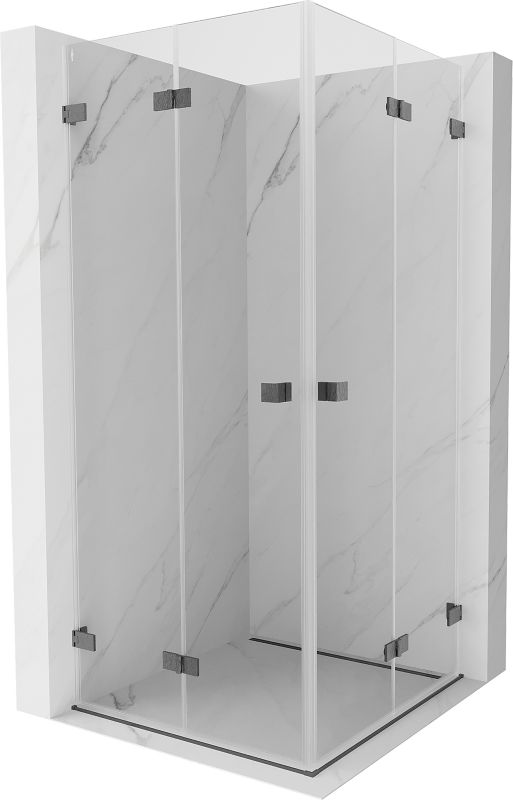 Kabina prysznicowa Mexen Lunar-F gun gray 90x90 cm 1 szt.
