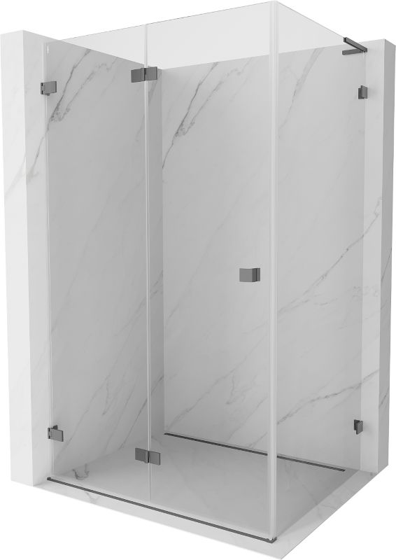 Kabina prysznicowa Mexen Lunar-F L transparent gun metal 85x80 cm 836L-085-080-95-00-L 1 szt.