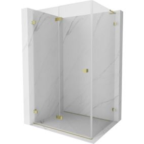 Kabina prysznicowa Mexen Lunar-F L transparent złota 100 x 80 cm 1 szt.
