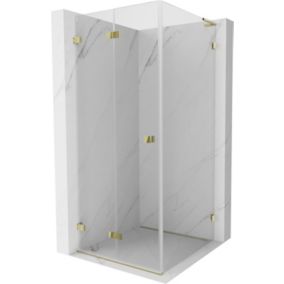 Kabina prysznicowa Mexen Lunar-F L złota 90x90 cm 836L-090-090-50-00-L 1 szt.