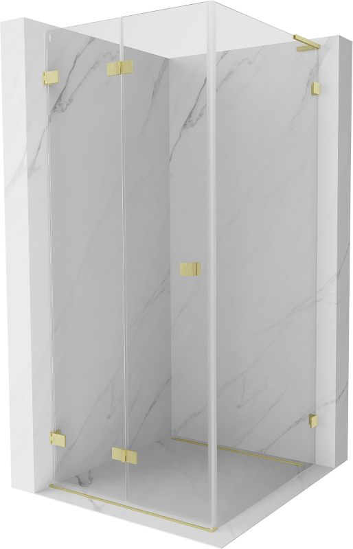 Kabina prysznicowa Mexen Lunar-F L złota 90x90 cm 836L-090-090-55-00-L 1 szt.