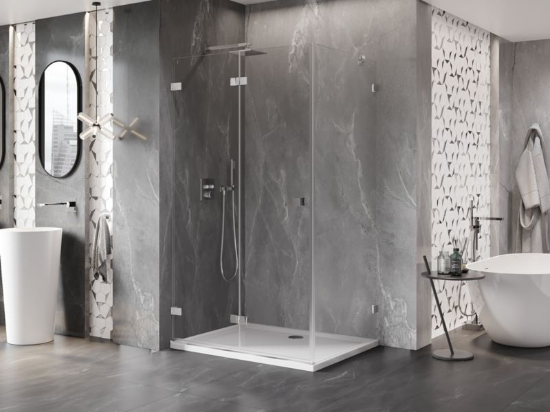Kabina prysznicowa Mexen Lunar-F transparent chrom 90x80 1 szt.