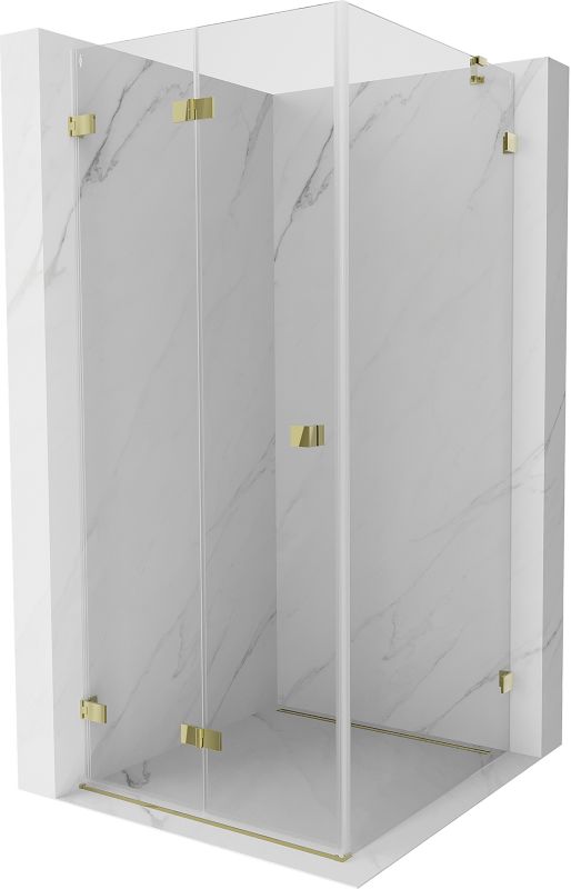 Kabina prysznicowa Mexen Lunar-F złota 100x100 cm 836-100100-50-00-L 1 szt.