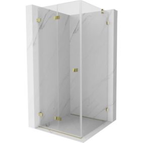 Kabina prysznicowa Mexen Lunar-F złota 70x70 cm 836-070-070-50-00-L 1 szt.