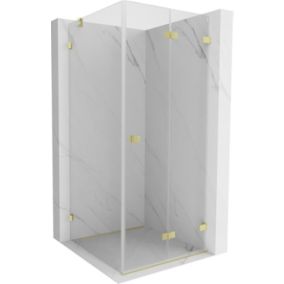 Kabina prysznicowa Mexen Lunar-F złota 80x80 cm 836-080-080-55-00-P 1 szt.
