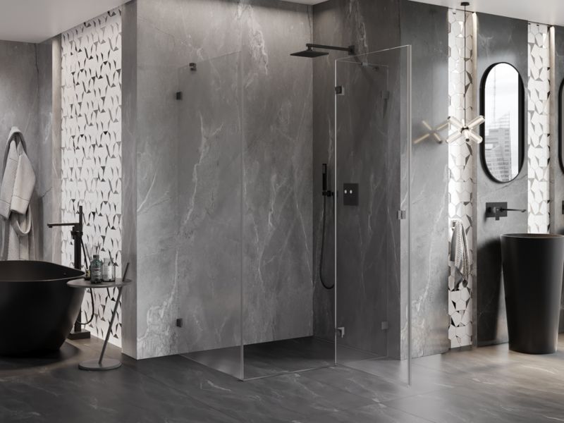 Kabina prysznicowa Mexen Lunar gun metal 100 x 90 cm 1 szt.