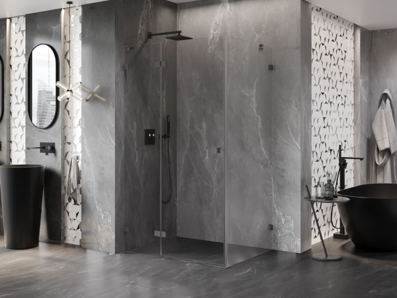 Kabina prysznicowa Mexen Lunar gun metal 90x80 cm 1 szt.