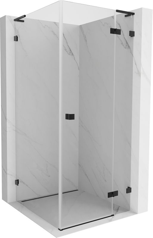 Kabina prysznicowa Mexen Lunar L czarna 90x90 cm 1 szt.