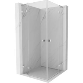 Kabina prysznicowa Mexen Lunar L Duo uchylna 110 x 110 cm transparent chrom 1 szt.