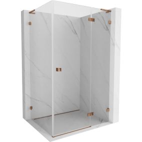 Kabina prysznicowa Mexen Lunar L transparent różowe złoto 834L-080-070-60-00-P 1 szt.