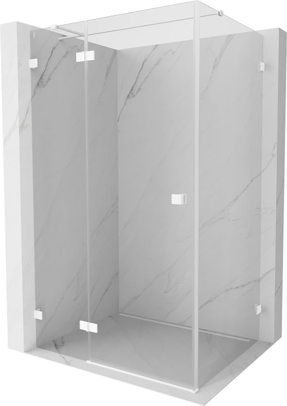 Kabina prysznicowa Mexen Lunar T biała 115x70 cm 834T-115-070-20-00-L 1 szt.