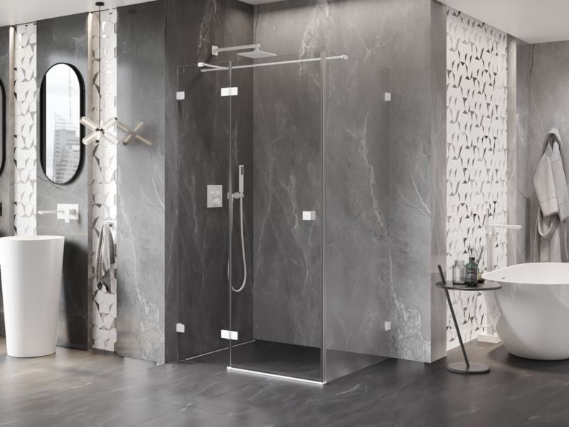 Kabina prysznicowa Mexen Lunar T biała transparent 130x80 1 szt.
