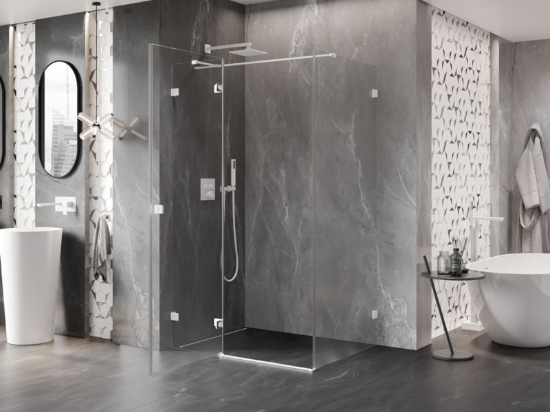 Kabina prysznicowa Mexen Lunar T biała transparent 130x80 1 szt.
