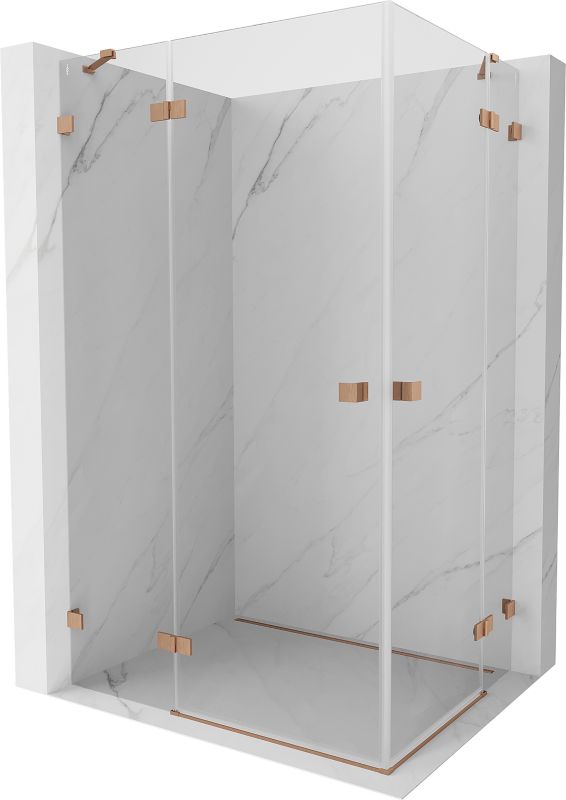 Kabina prysznicowa Mexen Lunar transparent miedź 834-115L-095P-65-00 1 szt.