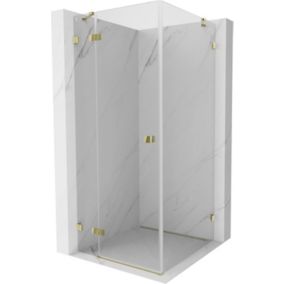 Kabina prysznicowa Mexen Lunar złota 80x80 cm 834-080-080-50-00-L 1 szt.