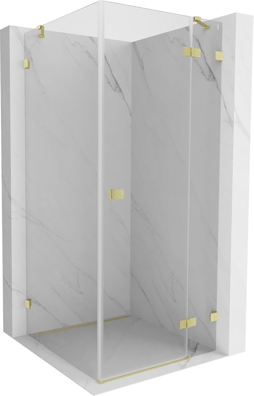 Kabina prysznicowa Mexen Lunar złota 80x80 cm 834-080-080-55-00-P 1 szt.