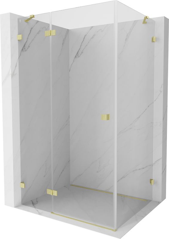 Kabina prysznicowa Mexen Lunar złota 85x80 cm 834-085-080-55-00-L 1 szt.