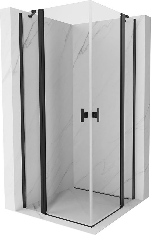 Kabina prysznicowa Mexen Mist czarna 85x85 1 szt.