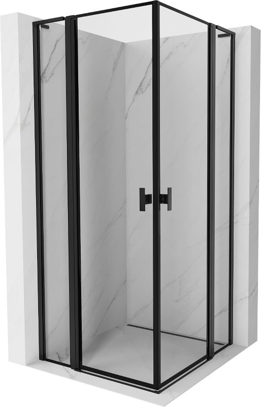 Kabina prysznicowa Mexen Mist L czarna 100x100 cm 8A4L-100L-100P-70-70 1 szt.
