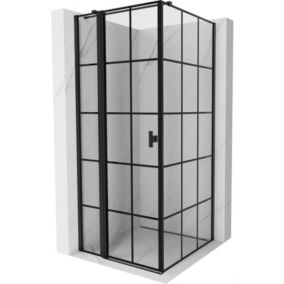 Kabina prysznicowa Mexen Mist T czarna 110x110 cm 8A4T-110-110-70-77-L 1 szt.
