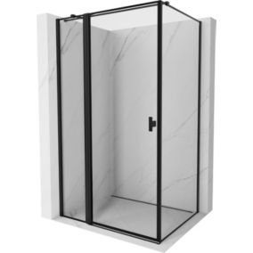 Kabina prysznicowa Mexen Mist T czarna 115 x 110 cm 8A4T-115-110-70-70-L 1 szt.