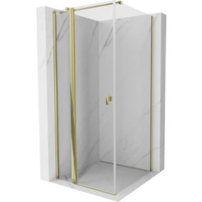Kabina prysznicowa Mexen Mist T transparent złota 80x80 cm 1 szt.