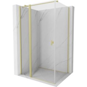 Kabina prysznicowa Mexen Mist T złoty transparent 80x75 cm 1 szt.