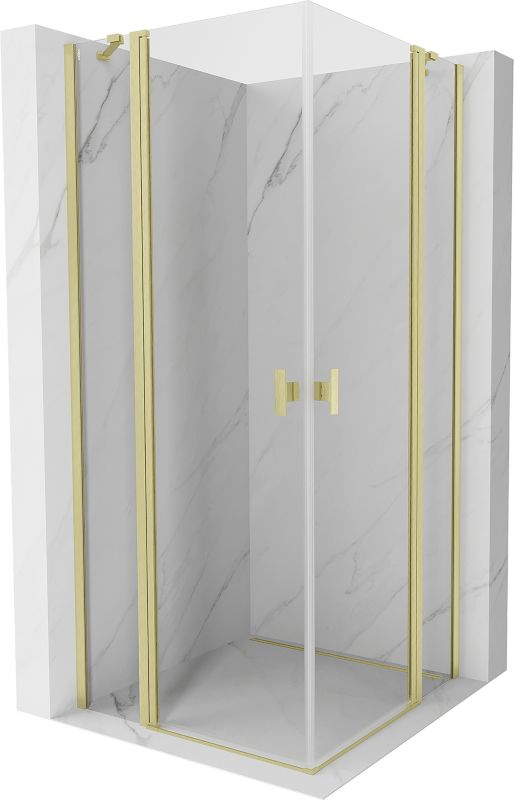 Kabina prysznicowa Mexen Mist złota 90x90 cm 8A4-090-090-55-00 1 szt.