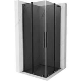 Kabina prysznicowa Mexen Velar L Duo rozsuwana 80 x 80 cm grafit gun gray szczotkowana 1 szt.