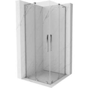 Kabina prysznicowa Mexen Velar L Duo rozsuwana 80 x 80 cm transparent chrom 1 szt.