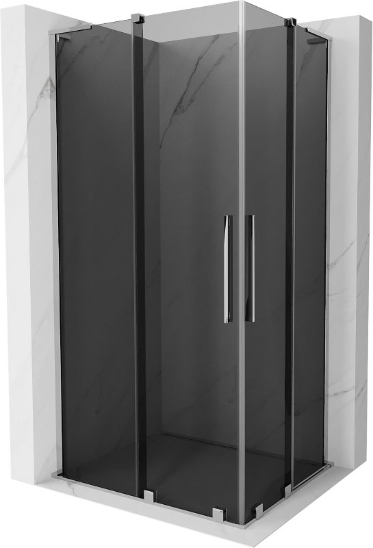 Kabina prysznicowa Mexen Velar L Duo rozsuwana 90 x 80 cm grafit chrom 1 szt.