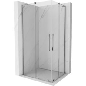 Kabina prysznicowa Mexen Velar L Duo rozsuwana 90 x 80 cm transparent chrom 1 szt.