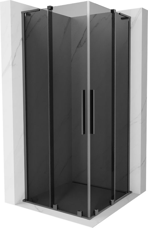 Kabina prysznicowa Mexen Velar L Duo rozsuwana 90 x 90 cm grafit gun metal 1 szt.