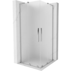 Kabina prysznicowa Mexen Velar L Duo rozsuwana 90 x 90 cm szron chrom 1 szt.