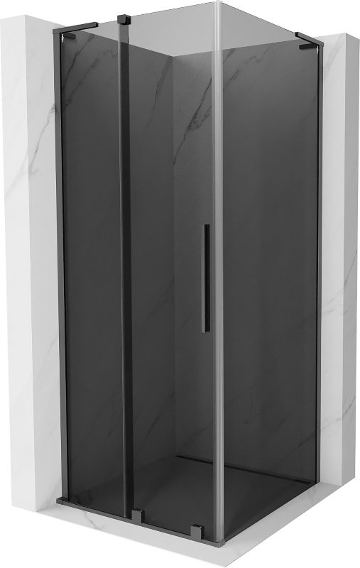 Kabina prysznicowa Mexen Velar L rozsuwana 100 x 100 cm grafit gun metal 1 szt.