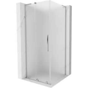Kabina prysznicowa Mexen Velar L rozsuwana 100 x 100 cm szron chrom 1 szt.