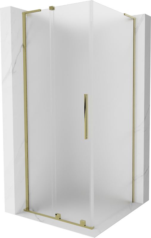 Kabina prysznicowa Mexen Velar L rozsuwana 100 x 100 cm szron złota 1 szt.