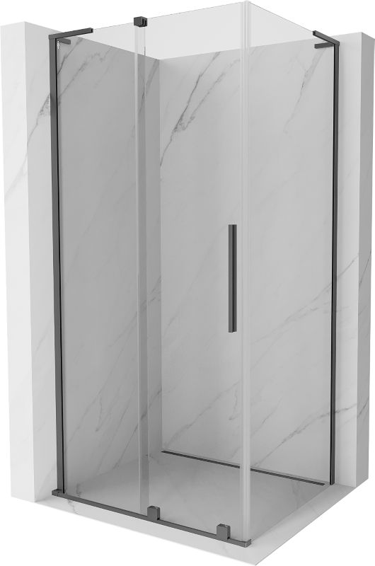 Kabina prysznicowa Mexen Velar L rozsuwana 100 x 85 cm transparent gun metal 1 szt.