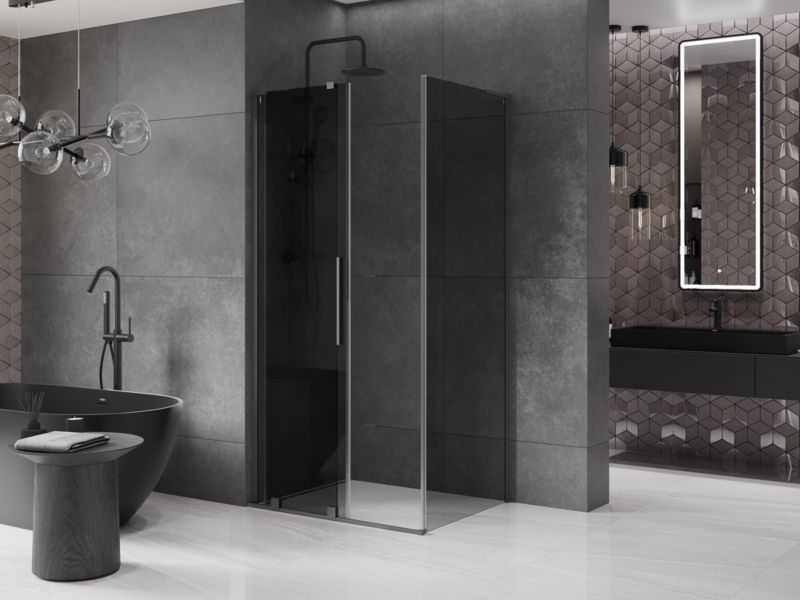 Kabina prysznicowa Mexen Velar L rozsuwana 110 x 120 cm grafit gun metal 1 szt.