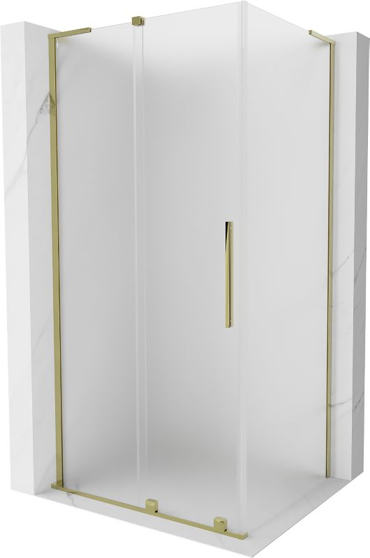Kabina prysznicowa Mexen Velar L rozsuwana 110 x 120 cm szron złota 1 szt.