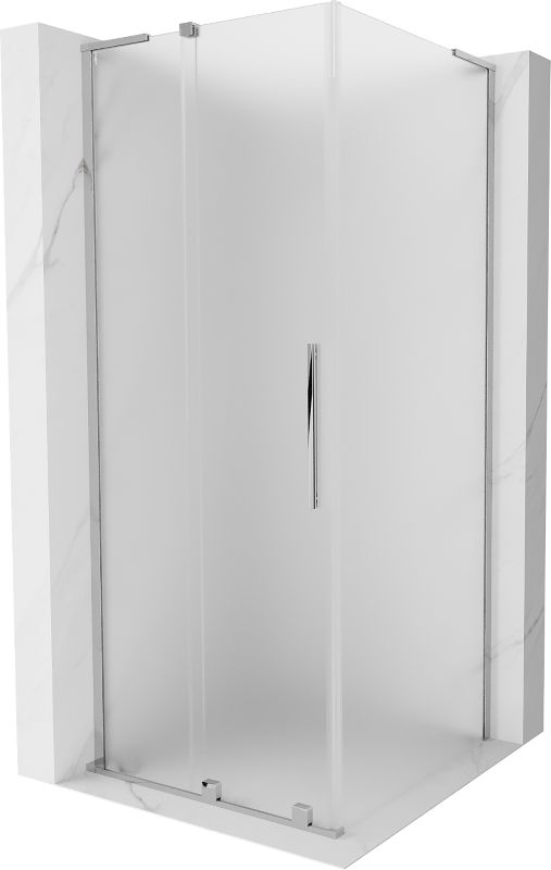 Kabina prysznicowa Mexen Velar L rozsuwana 120 x 120 cm szron chrom 1 szt.