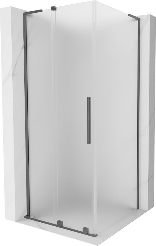 Kabina prysznicowa Mexen Velar L rozsuwana 120 x 120 cm szron gun metal 1 szt.